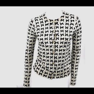 J .Crew bow tie cardigan, 100 % merino wool